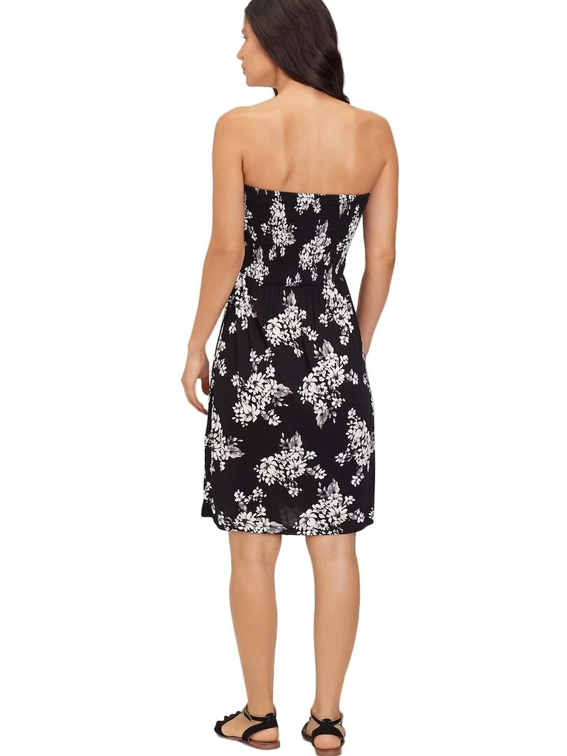 Robe de plage bustier Jasmin   Noir