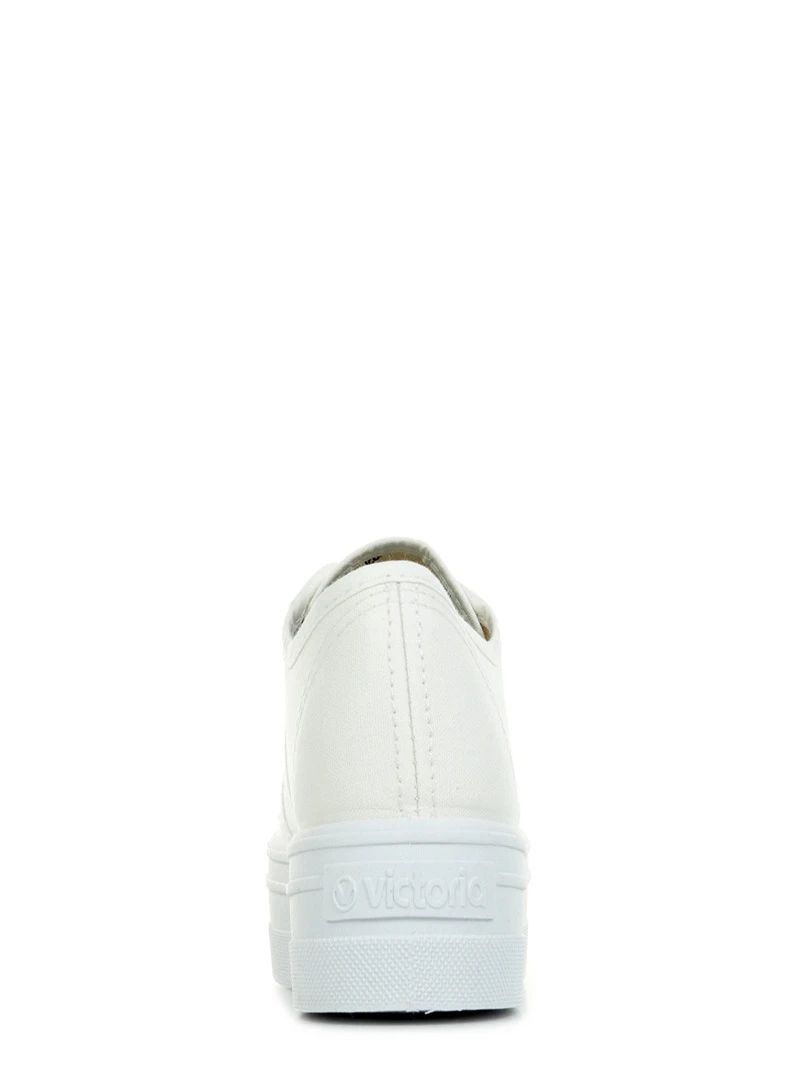Baskets Basket Lona Plataforma   Blanc