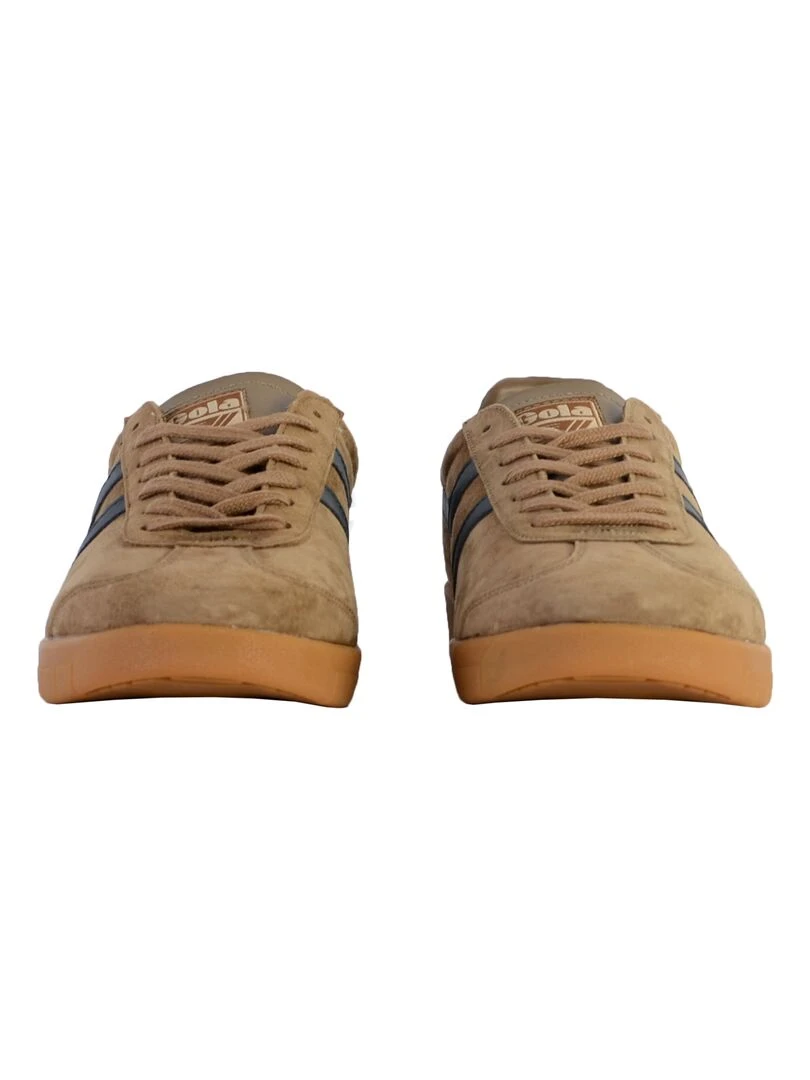 Basket Cuir Gola Hurricane Suede   Marron