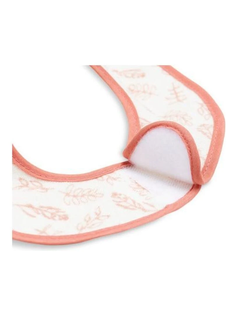 Bavoir Éponge Imperméable Meadow Rose des bois (3pcs) Jollein Rose