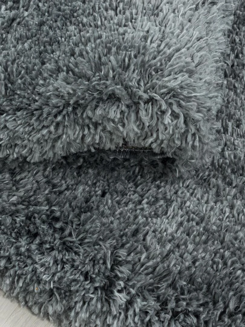 Tapis shaggy UNI B OEKO TEX® Argent