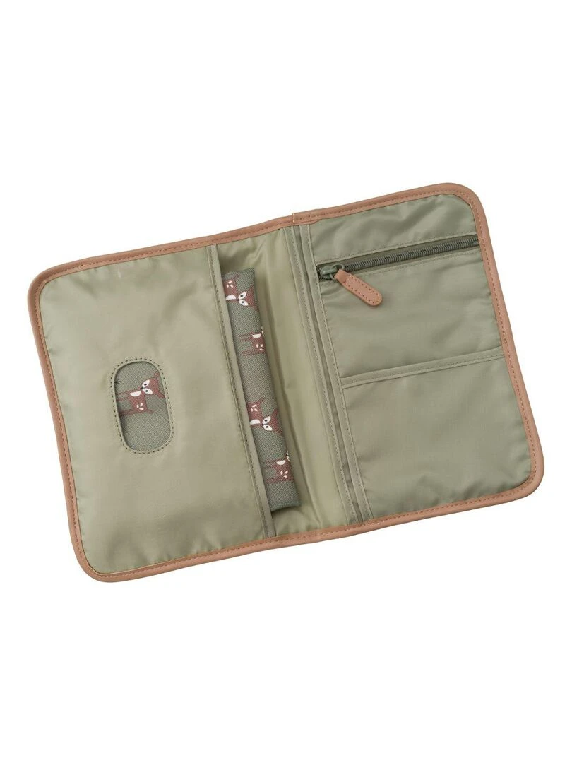 Pochette de change Faon olive Vert