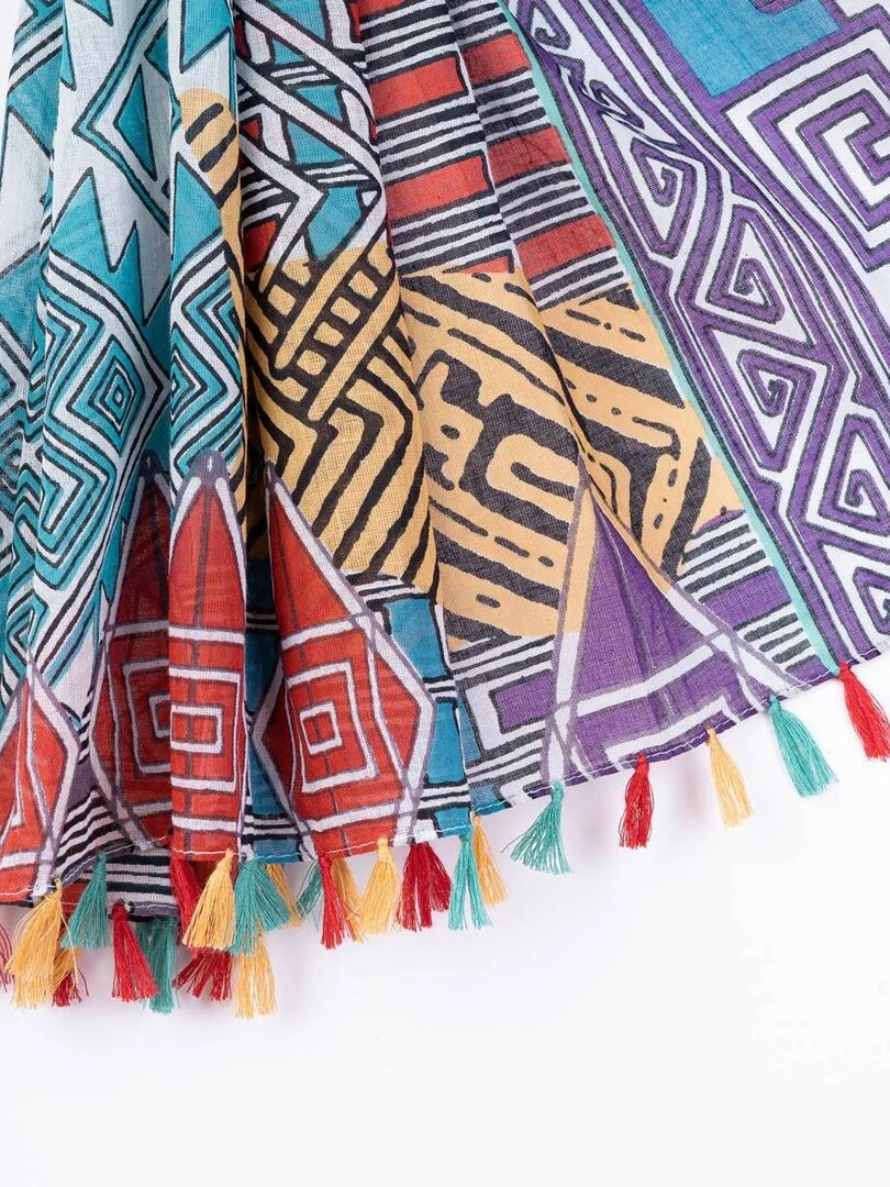 Foulard Magma Bleu