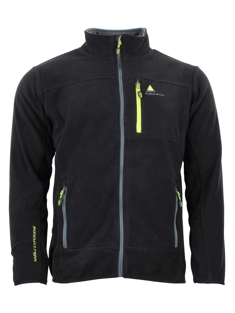 Blouson polaire homme CALON PEAK MOUNTAIN Noir Noir