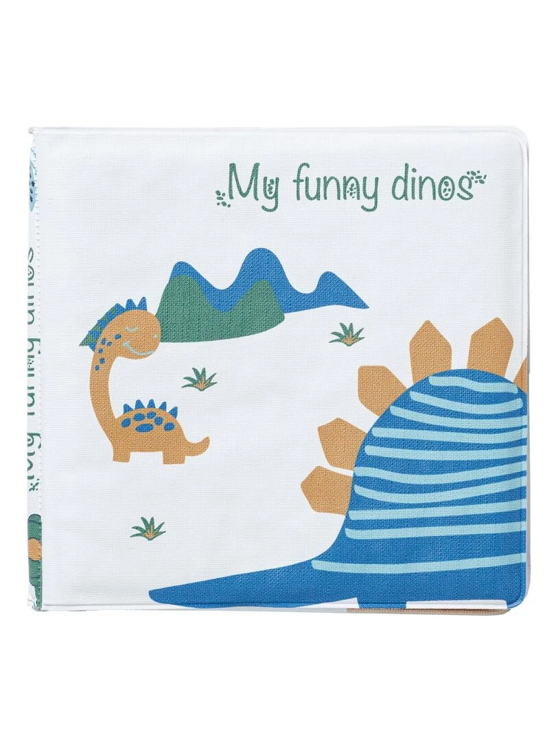 Livre de bain bébé Funny Dino Bleu Vert