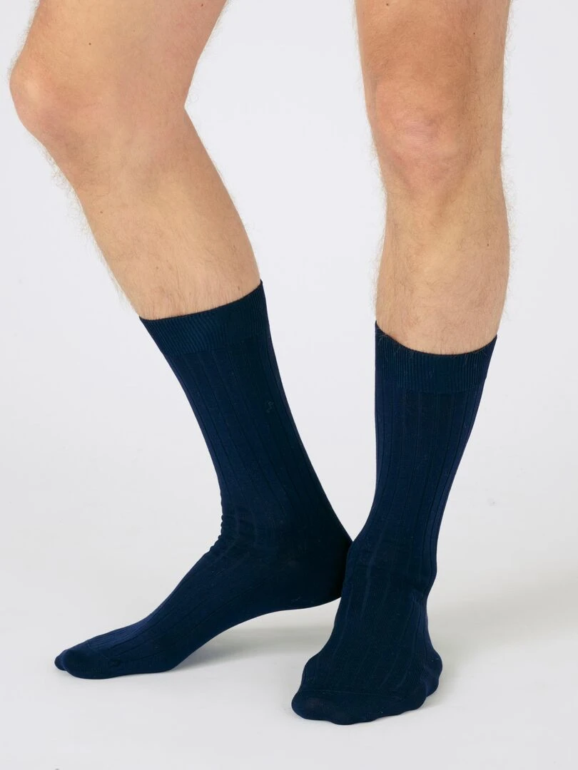 Lot de 2 shorts maille jersey   Damart   Bleu marine