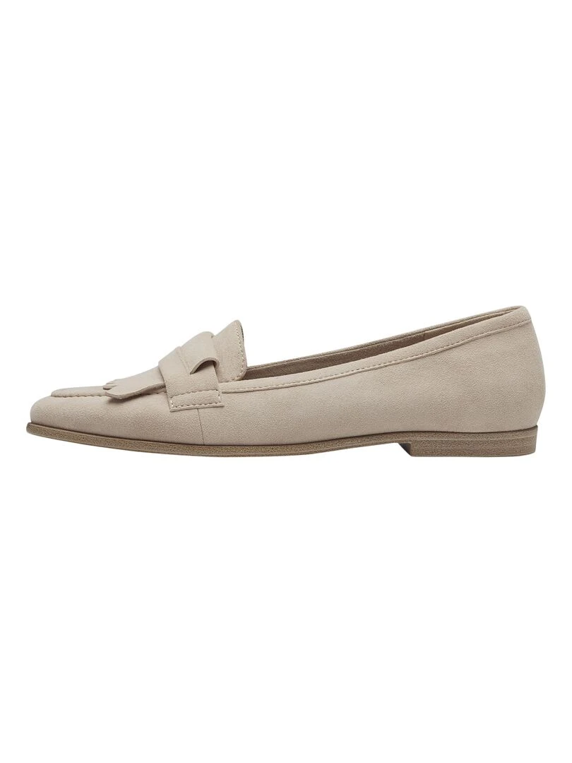 Mocassin Cuir Tamaris Beige