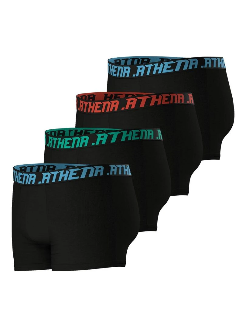 Lot de 4 boxers homme My Petits Prix   Noir