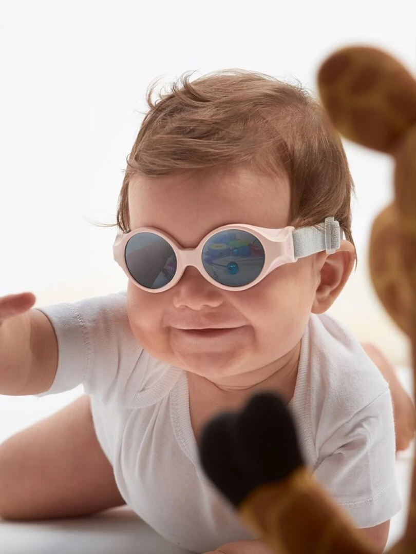 Lunettes de soleil bandeau rose dragée (0 9 mois)   Rose