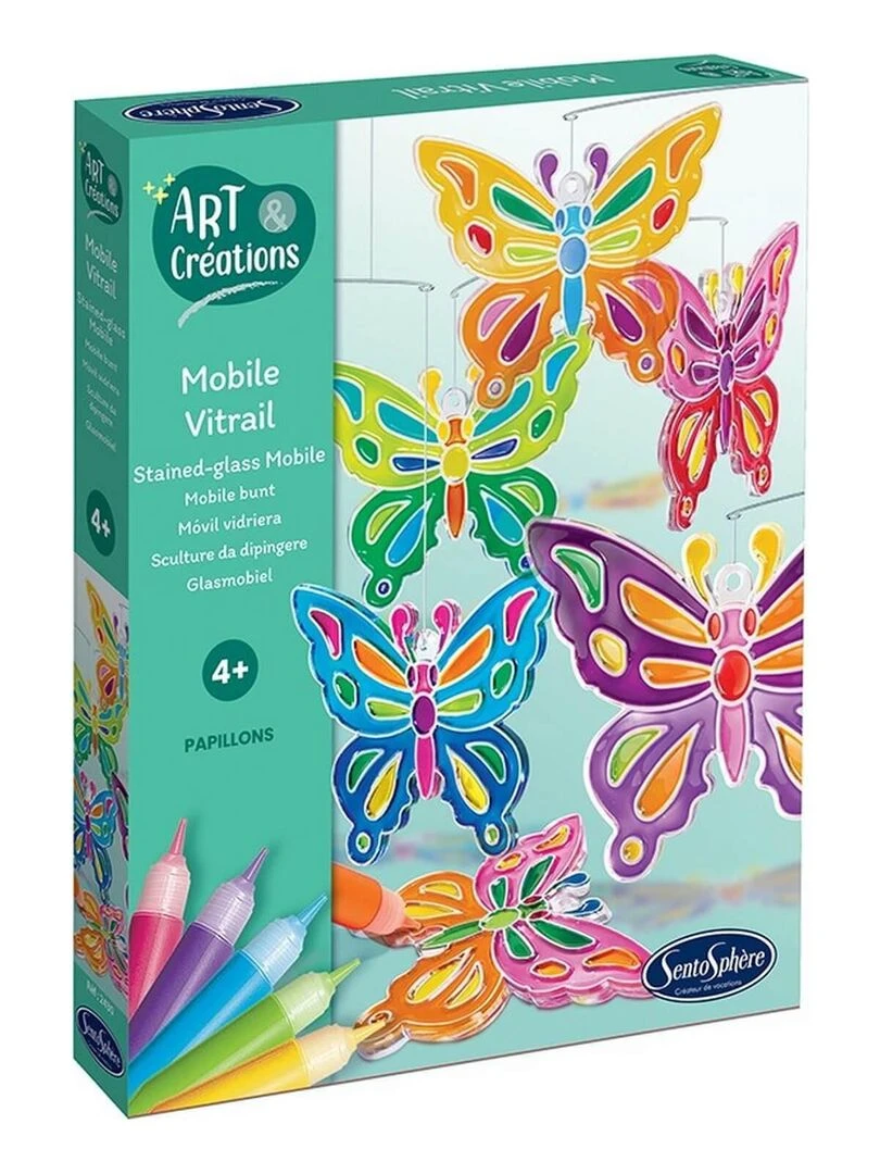 Mobile vitrail   Papillons   Art et creations   N/A