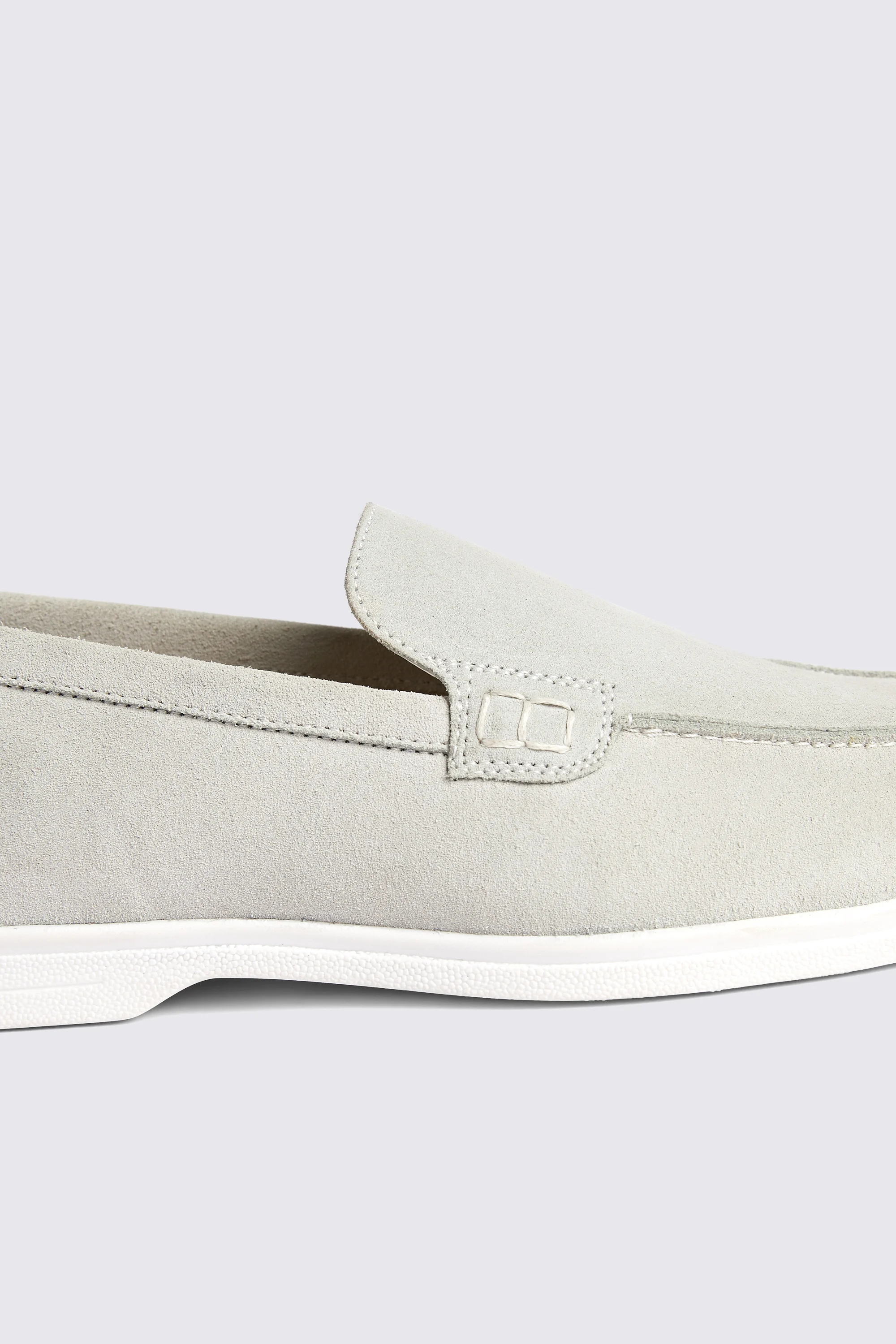 Lewisham Ivory Suede Casual Loafers   Buy Online at Moss