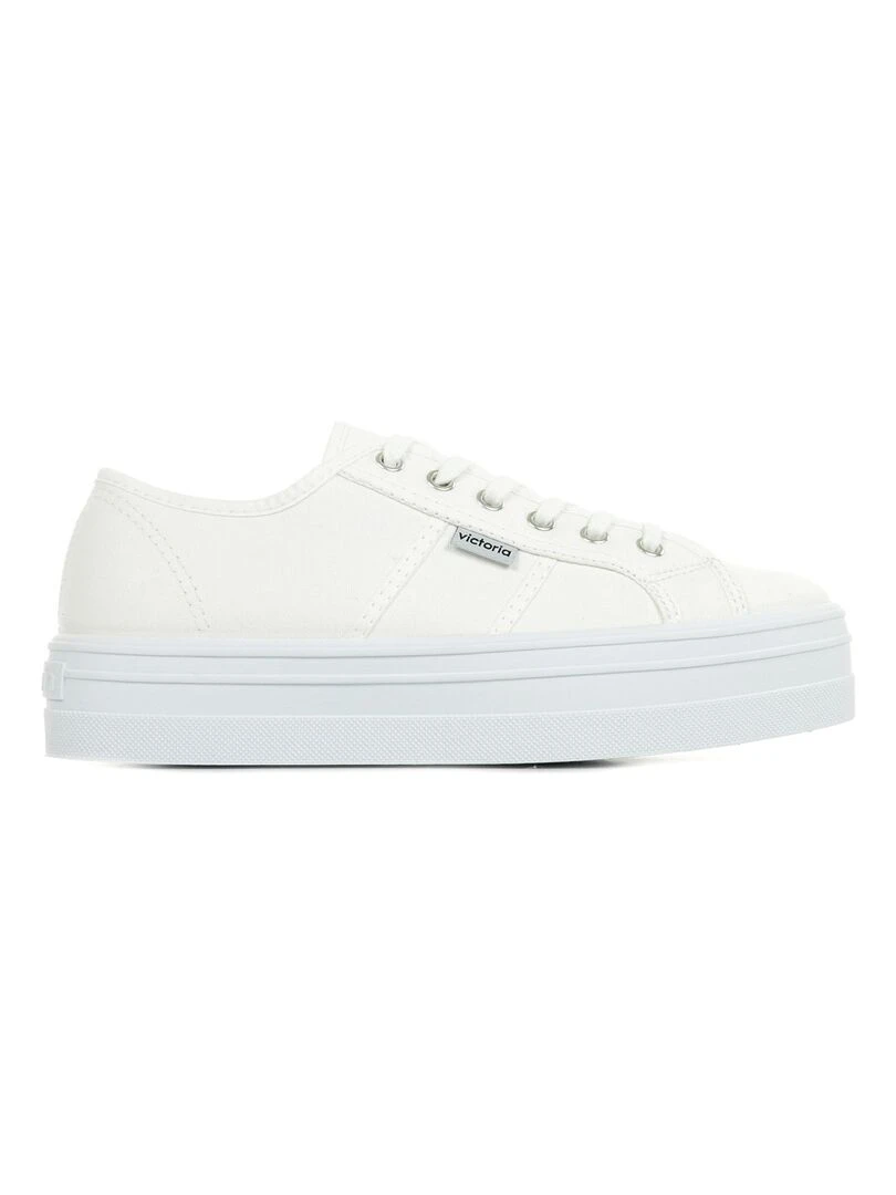 Baskets Victoria Basket Lona Plataforma Blanc
