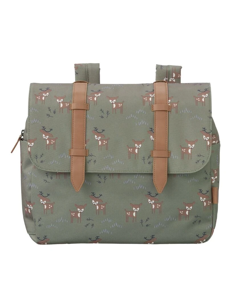 Cartable A4 maternelle Faon olive Vert
