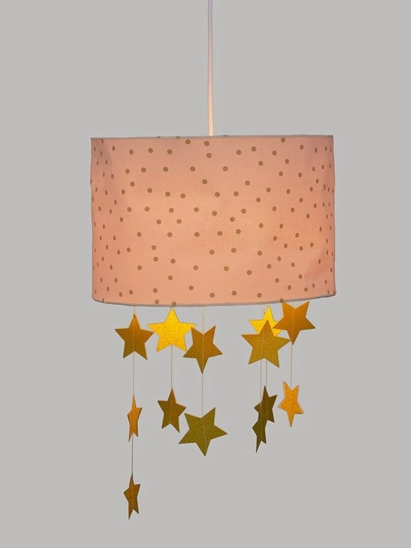 Suspension enfant rose et doré   Rose