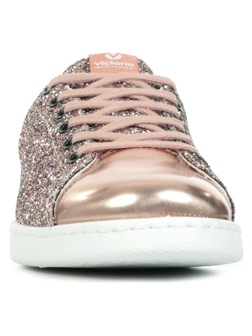 Baskets Deportivo Tennis Glitter Y Espero   Rose