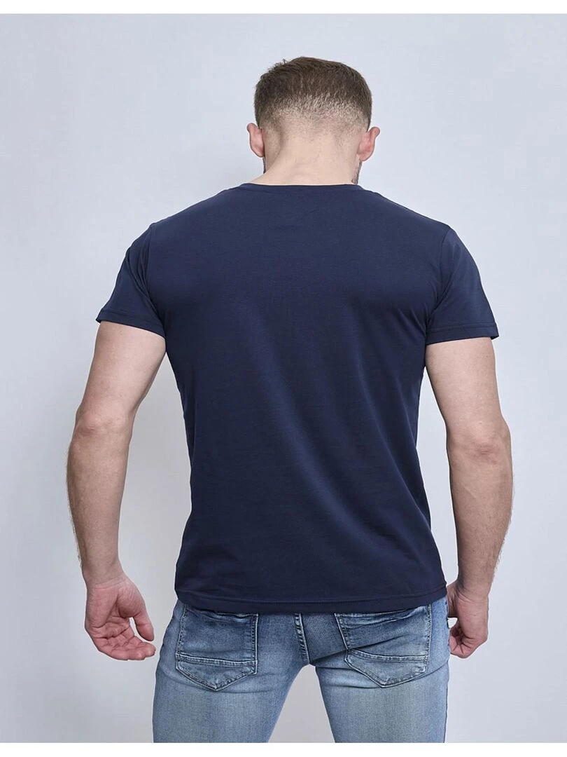 T Shirt Kebello   Bleu marine