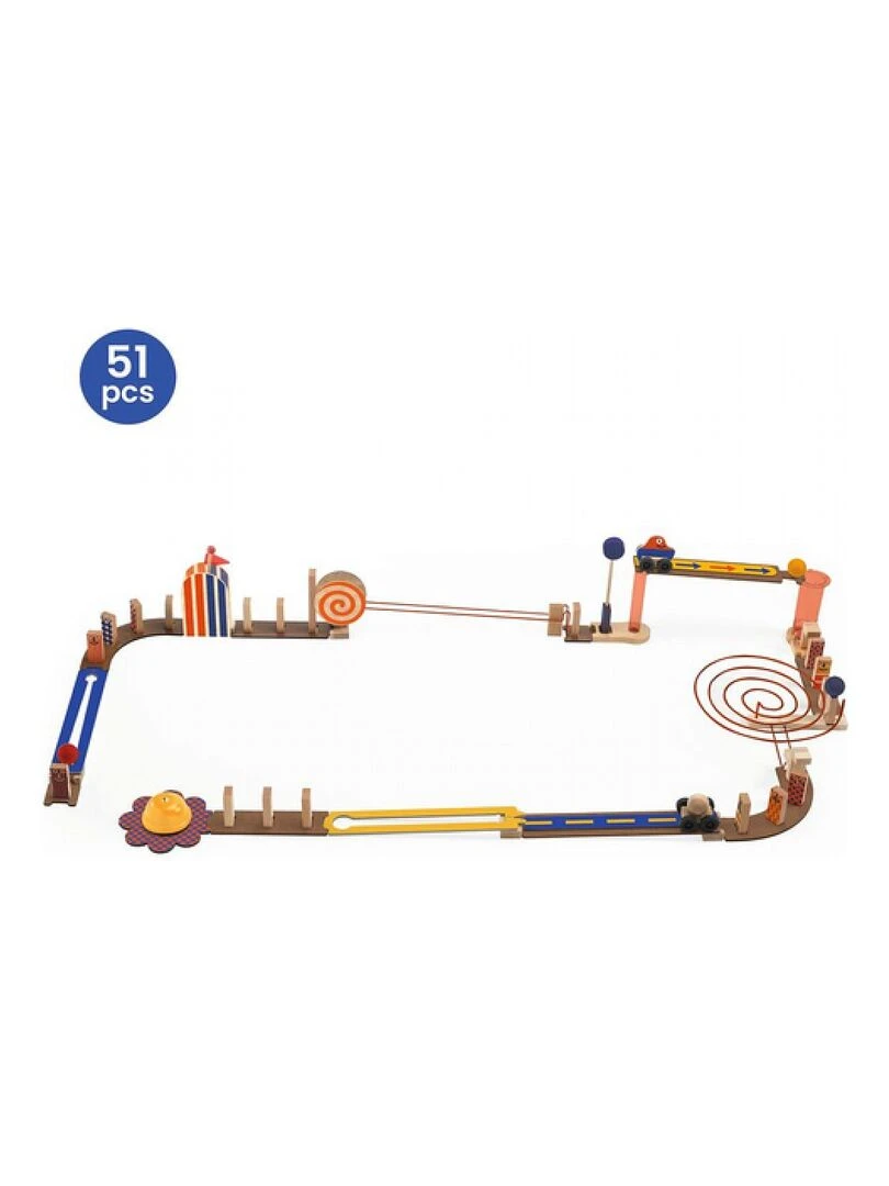 DJECO Zig and Go Junior 51pc Racer Set N/A