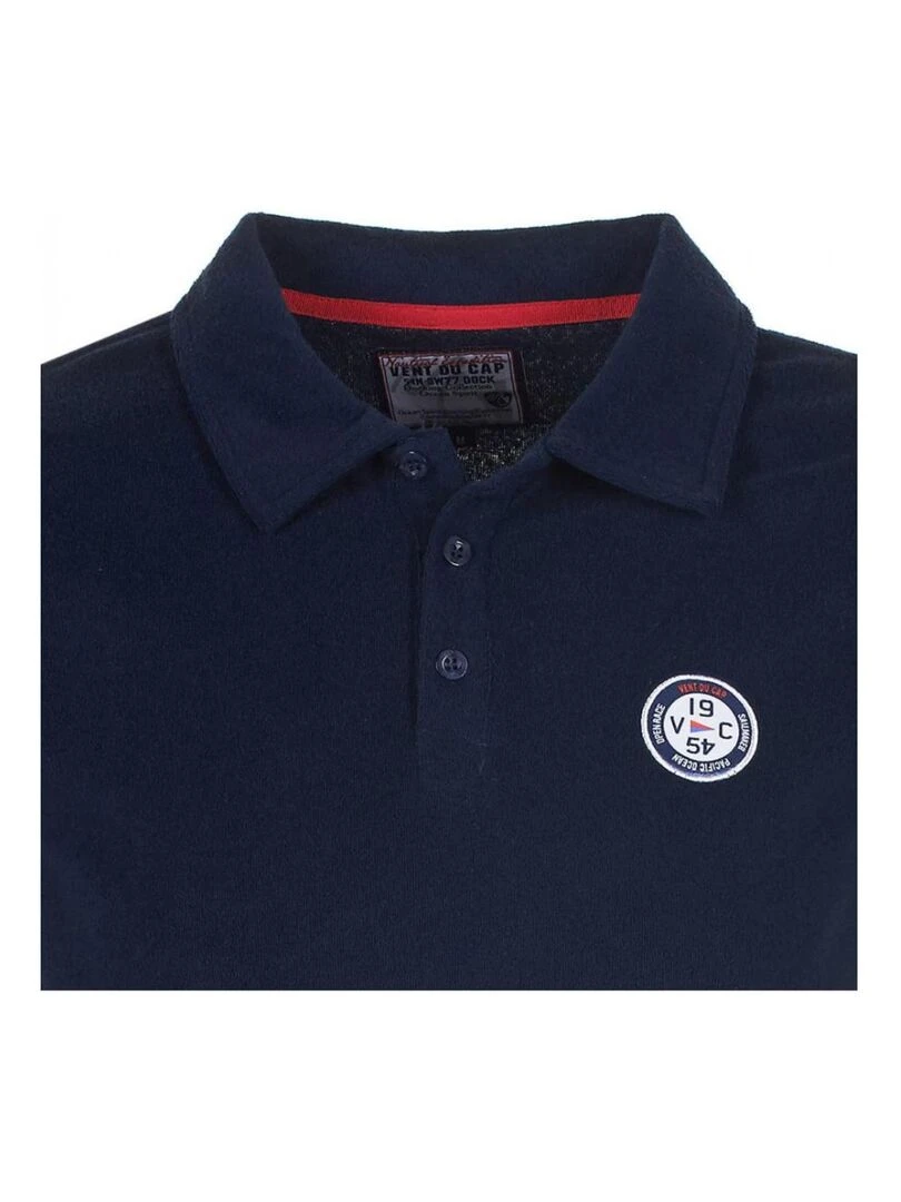 Polo manches courtes homme CONGI   VENT DU CAP   Bleu marine
