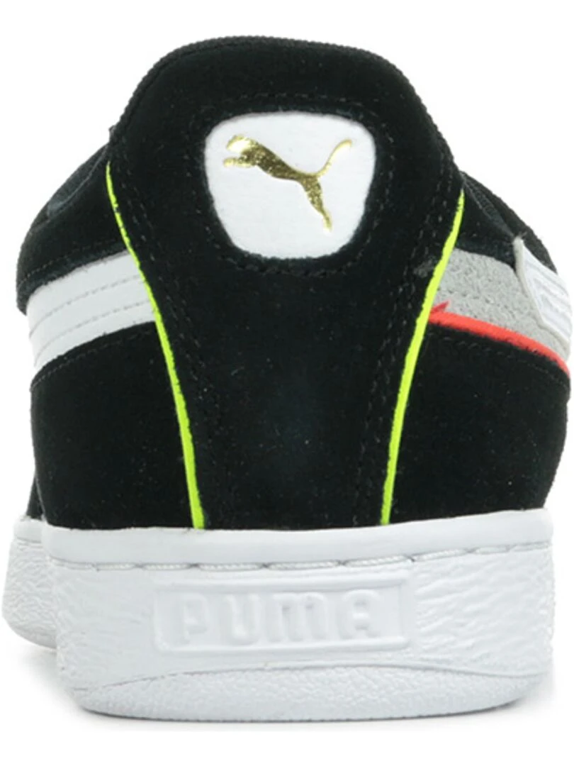 Baskets Suede Displaced   Noir Blanc