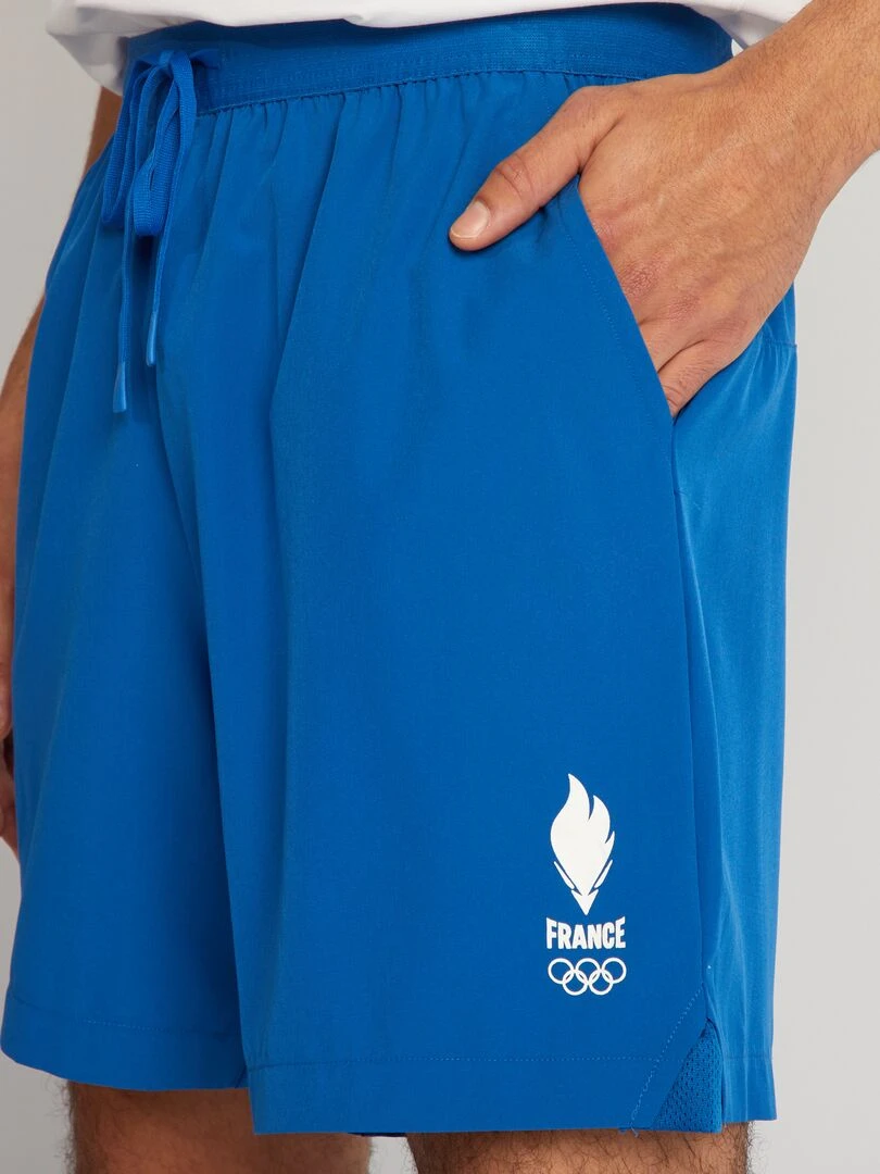 Short de sport   Equipe de France   Bleu