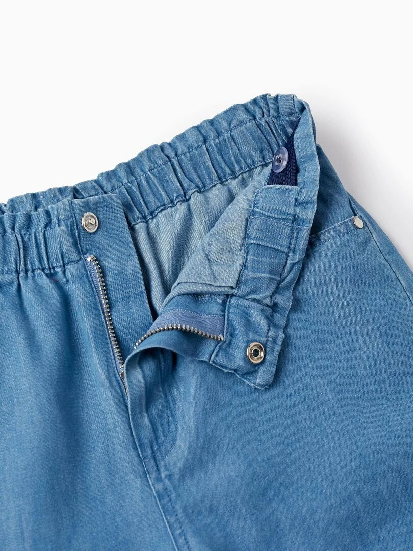 Short en Jean pour Fille  EXPLORING AUSTRALIA   Bleu foncé