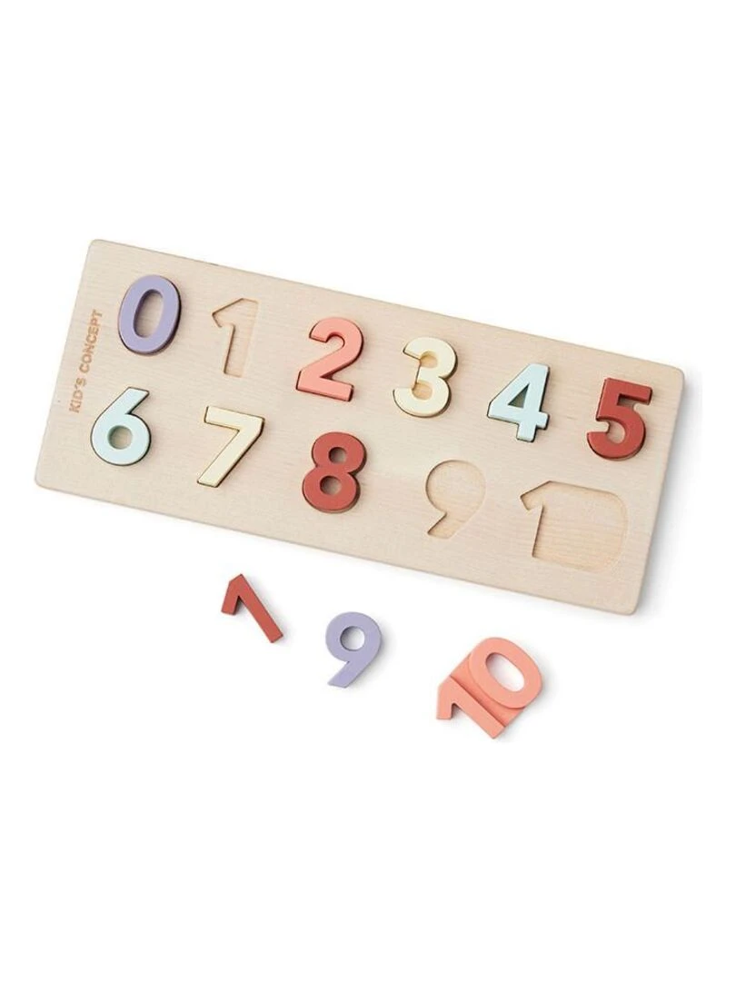 Puzzle Chiffres 0 10 Kids Concept Multicolore