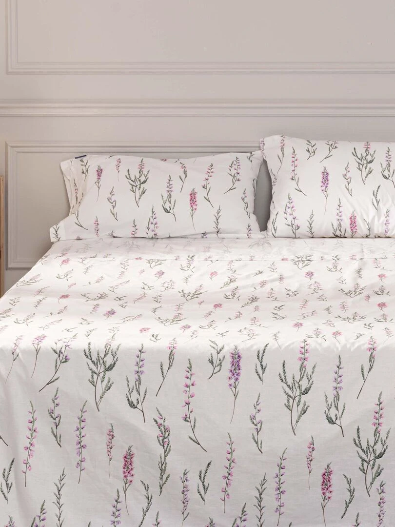 Parure de lit Lavanda "Happyfriday" Blanc