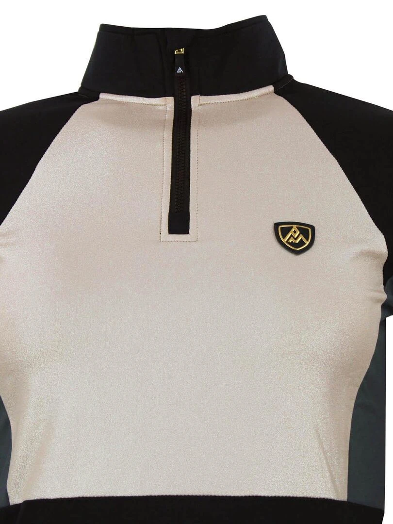 Top technique femme ANATH   Noir Doré