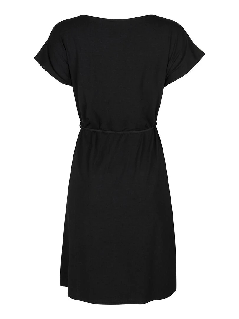 Robe estivale manches courtes Quinby   Noir