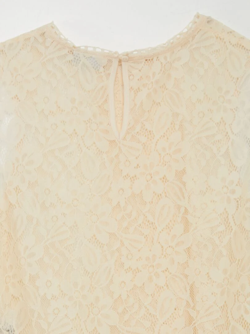 Top en dentelle 'JDY'   Beige