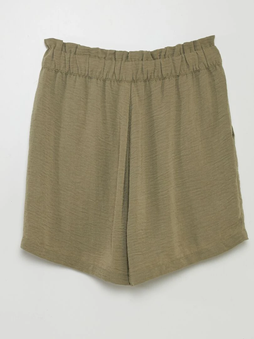 Short fluide 'JDY' Kaki