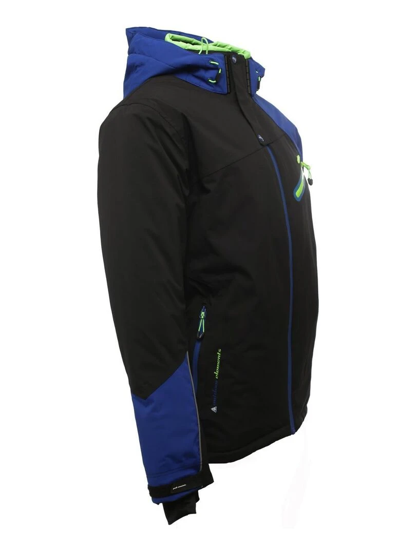 Blouson de ski homme CALI   PEAK MOUNTAIN   Noir Bleu