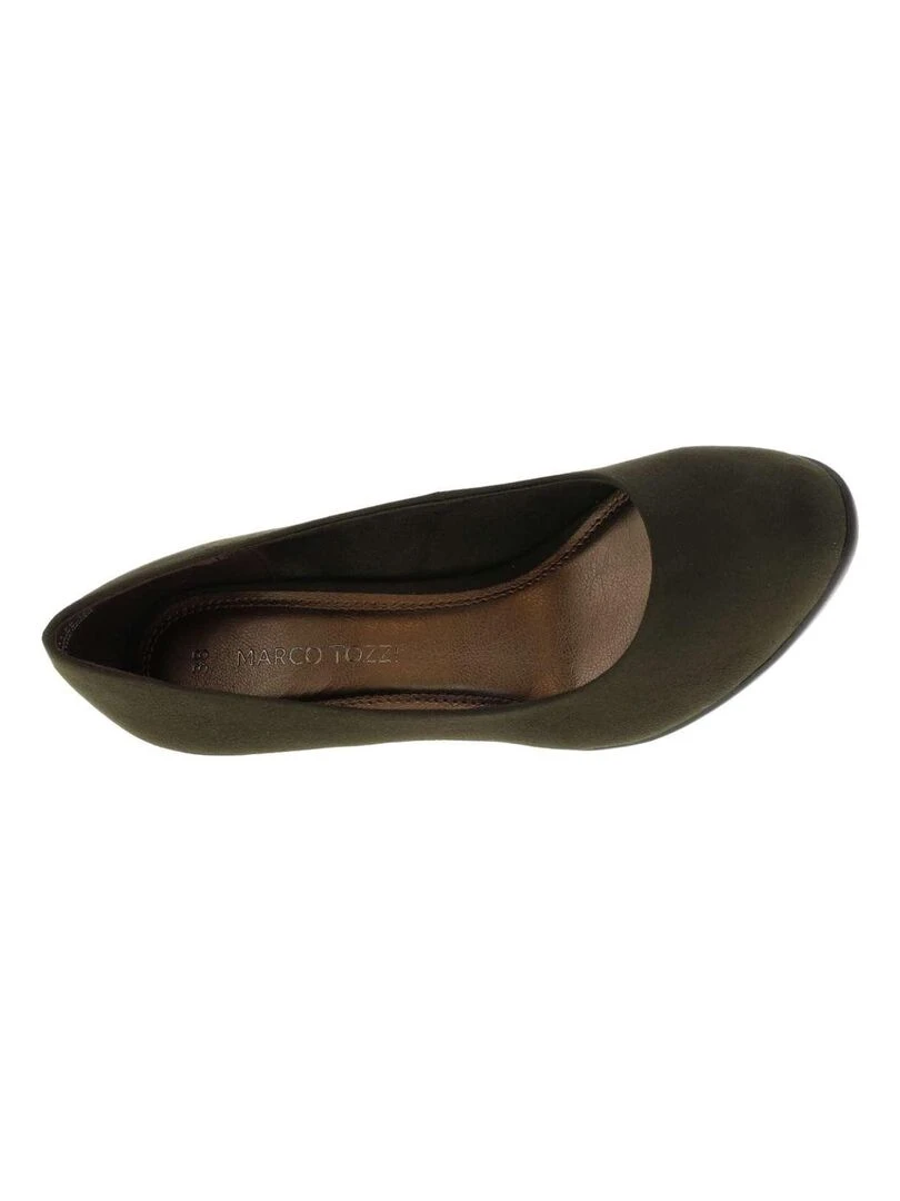 MARCO TOZZI   Escarpins talon bottier   Vert olive