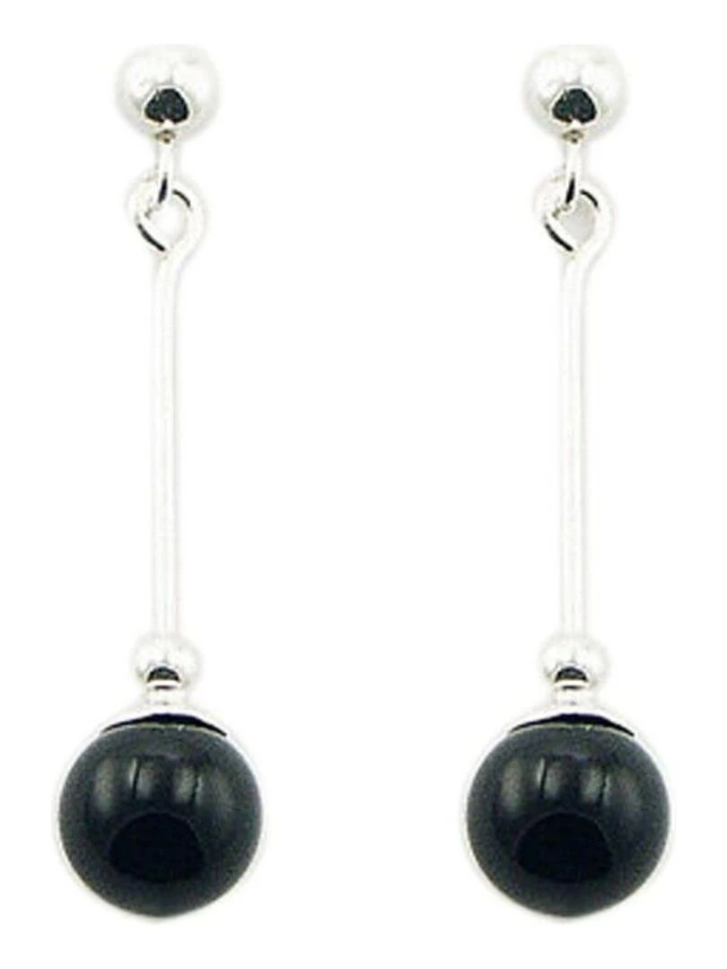 Boucles d'oreilles longues en argent Bijoucolor Argent