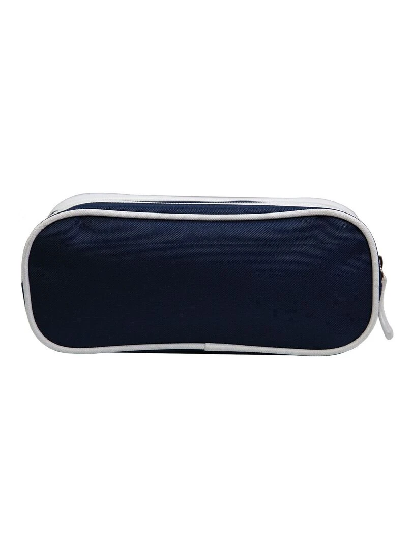 Trousse scolaire 2 compartiments Phileas Rugby Bleue Bagtrotter   Bleu