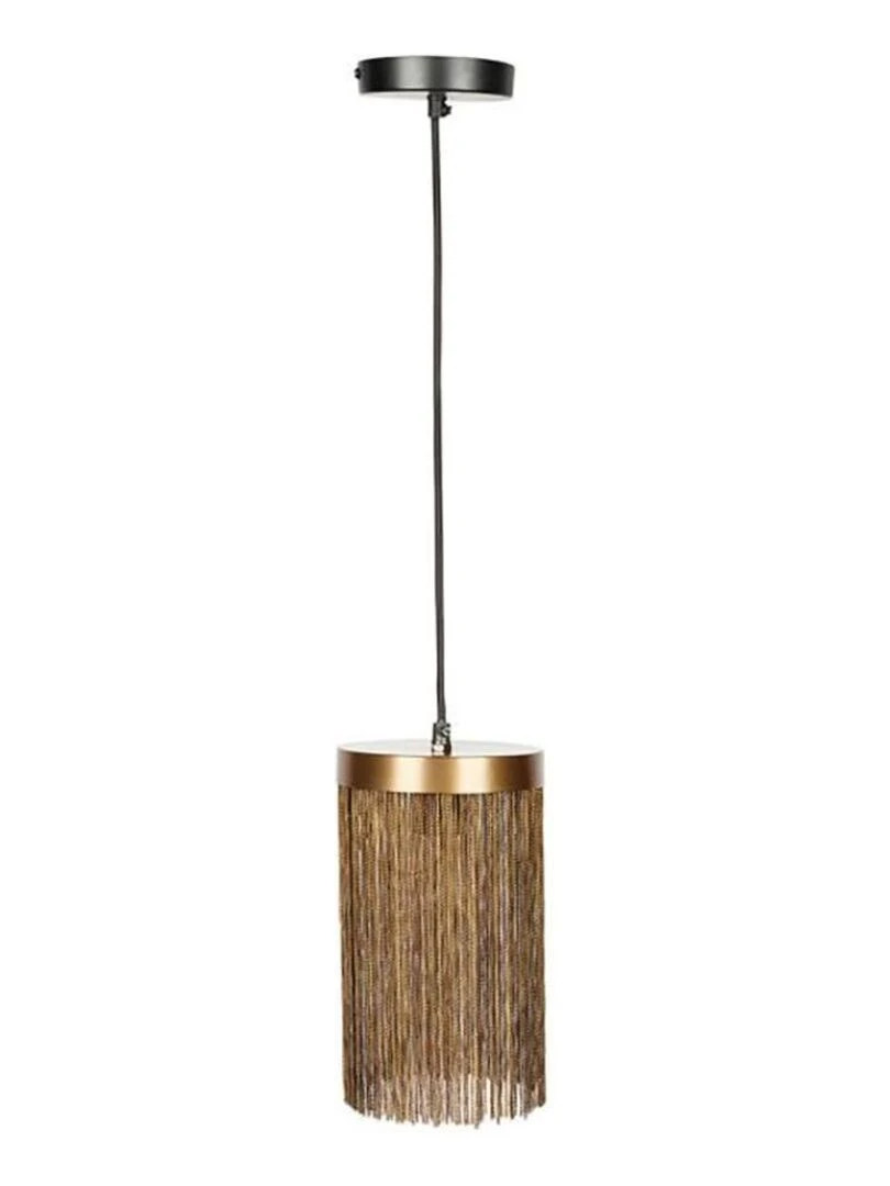 Suspension métal bronze Daya D15   Jaune