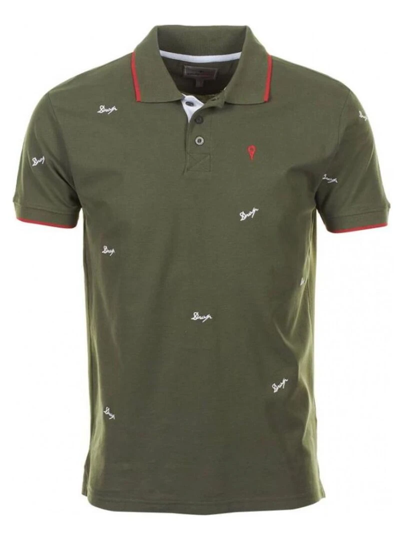 Polo manches courtes homme CLAMAR DEGRE CELSIUS Kaki