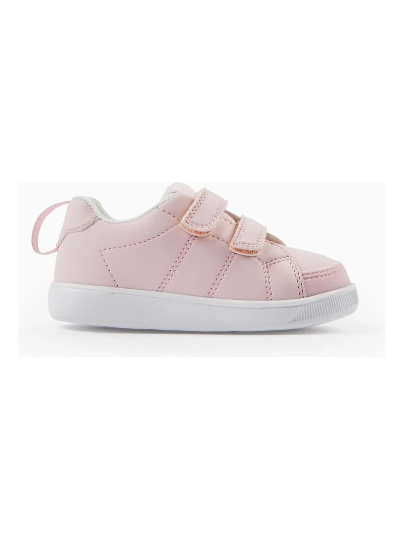 Baskets en cuir synthétique pour bébé fille 'ZY 1996' Rose clair