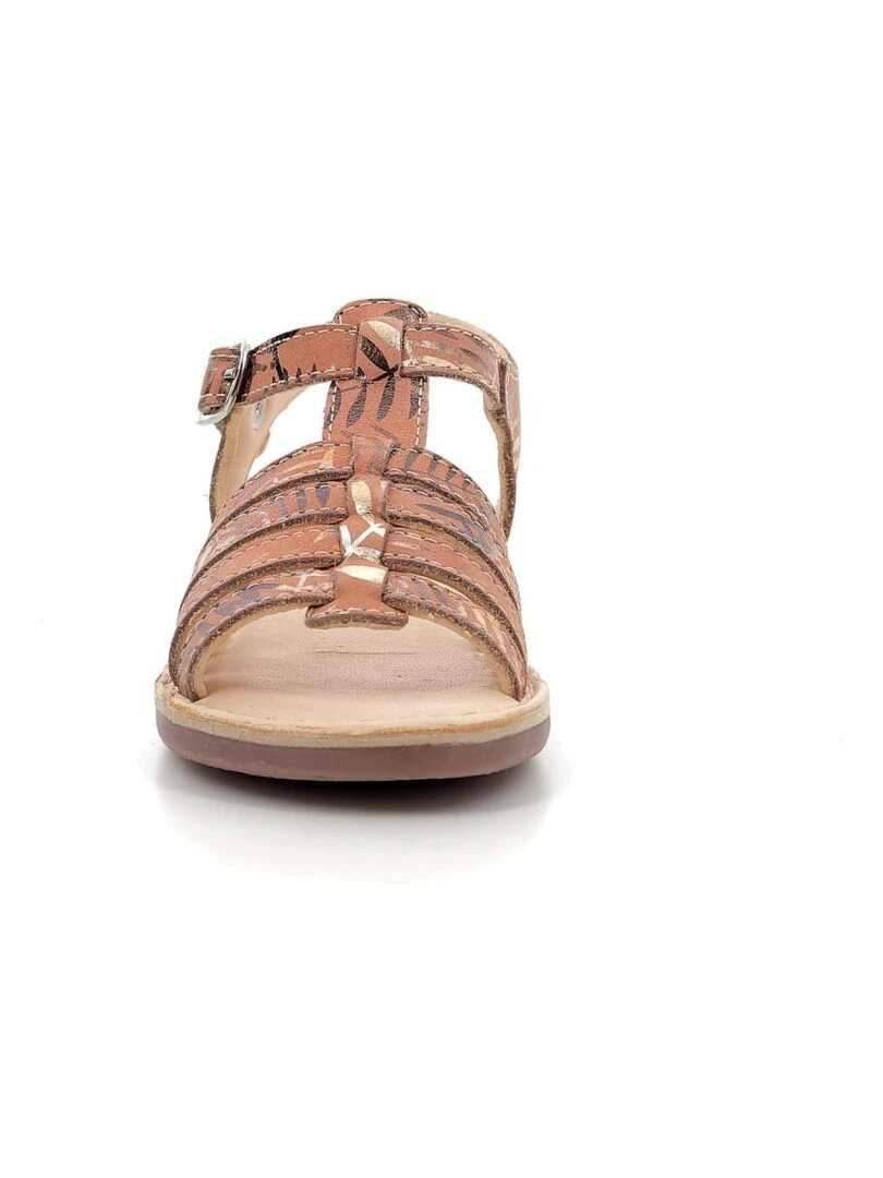 Sandales Cuir Drolote   Orange