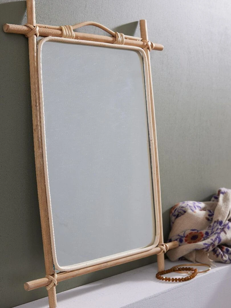 Miroir rectangulaire MATISSE Beige