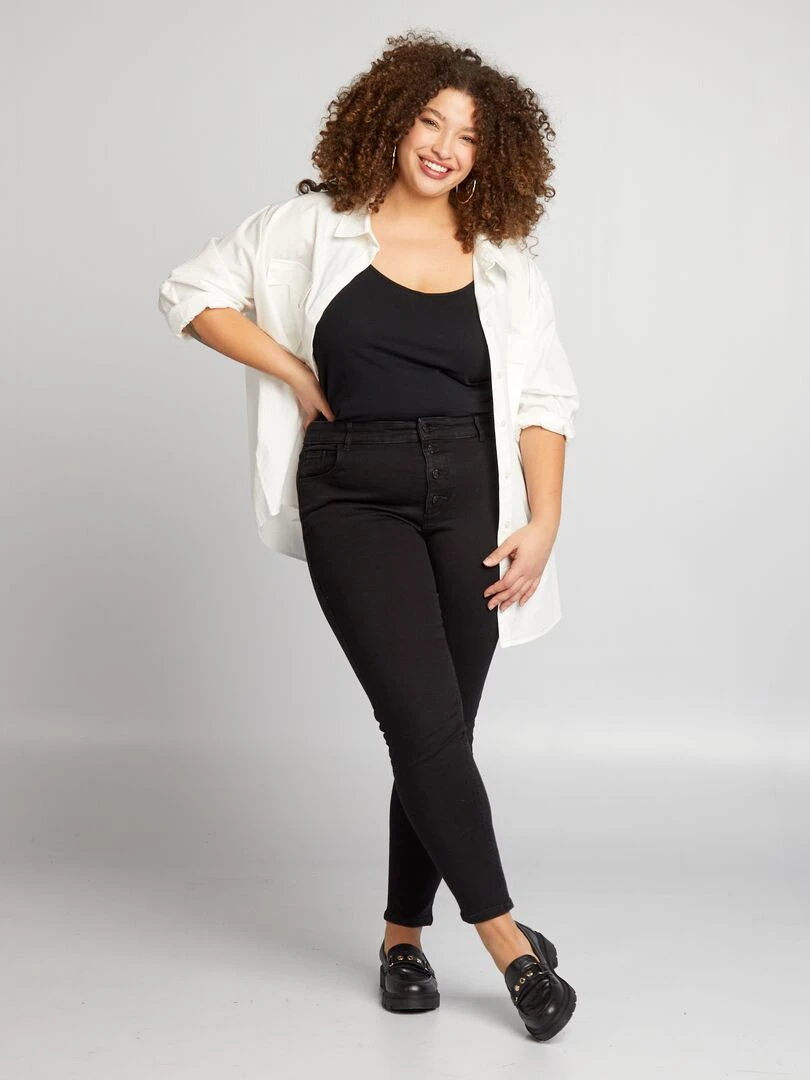 Jean skinny L28 Noir