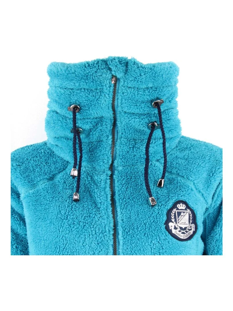 Blouson polaire femme ASANA   Bleu turquoise