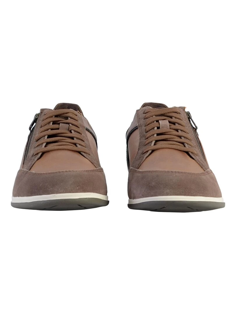 Basket Cuir Geox Cuir U Renan   Marron