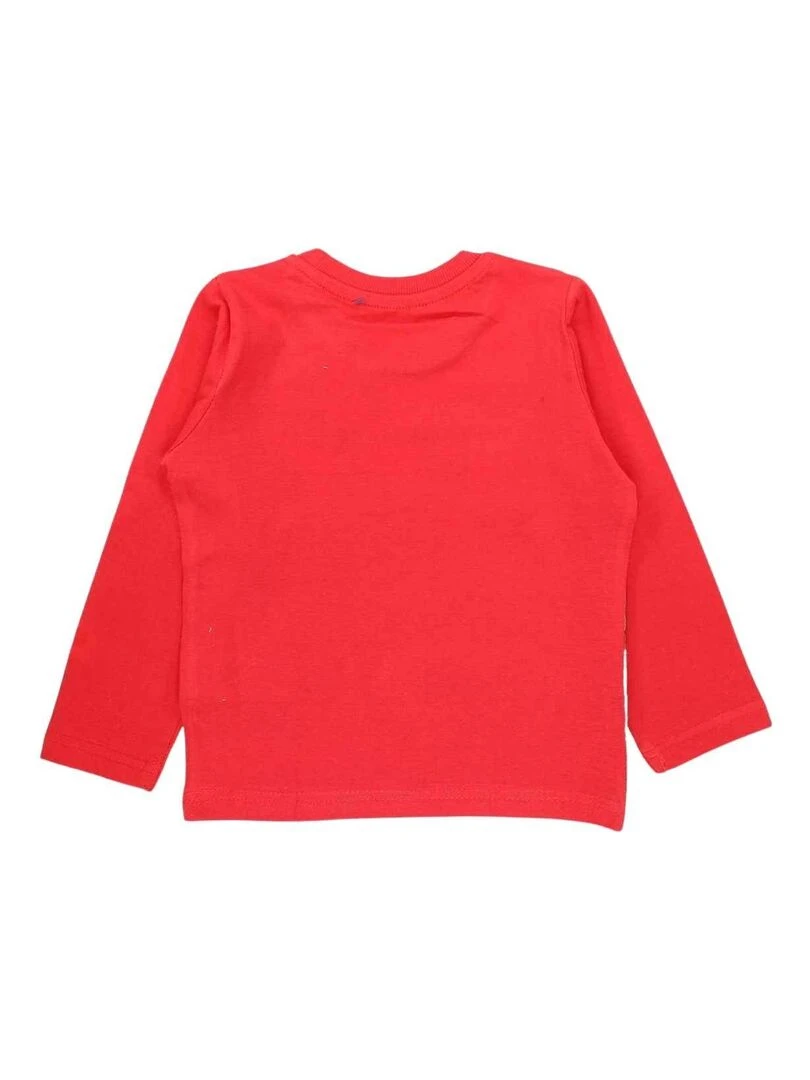 La Pat' Patrouille T shirt garçon imprimé La Pat' Patrouille en coton Rouge