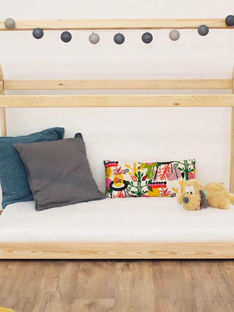 Matelas Bébé Respirant Déhoussable & Lavable & Hypoallergénique Fabriqué en France Blanc