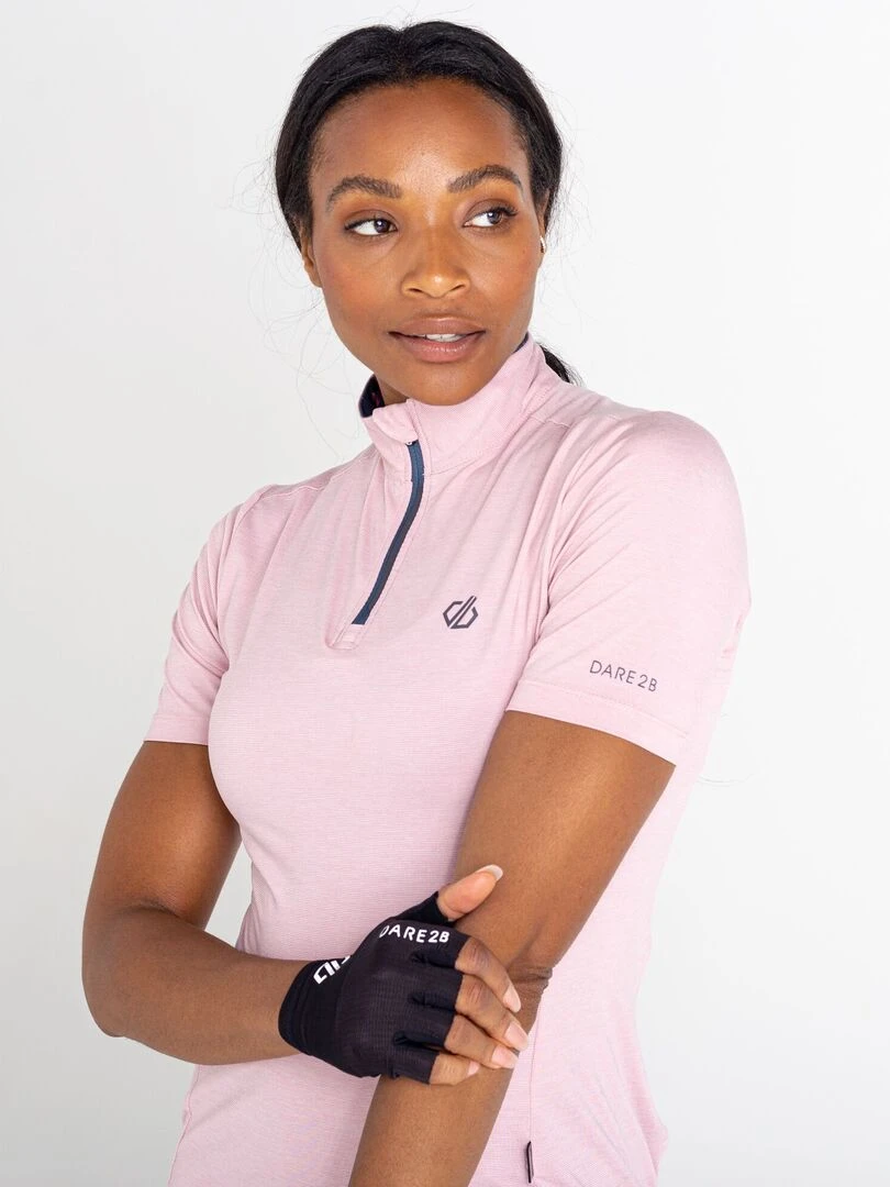 Dare 2B   Maillot PEDAL THROUGH IT   Rose pâle