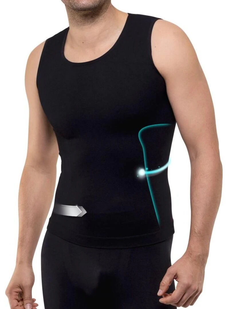 Débardeur amincissant et sculptant BEAUTYTHERM Noir