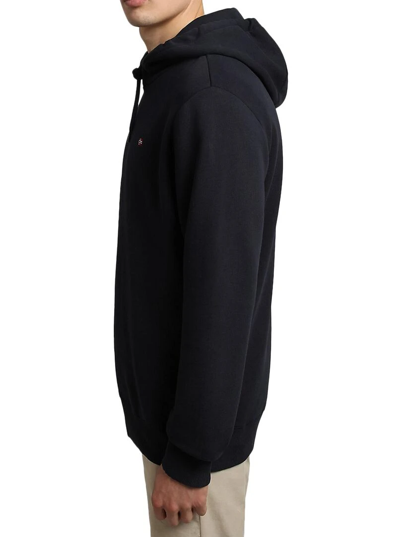 Sweat à Capuche Napapijri Balis Bleu