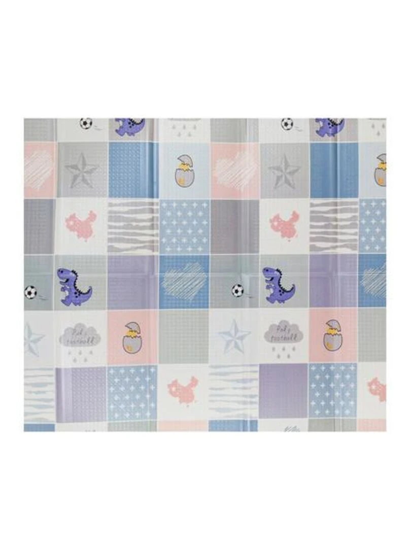 Tapis d'Eveil Pliable Réversible Bébé PREMIUM Ours & Formes par K Beige