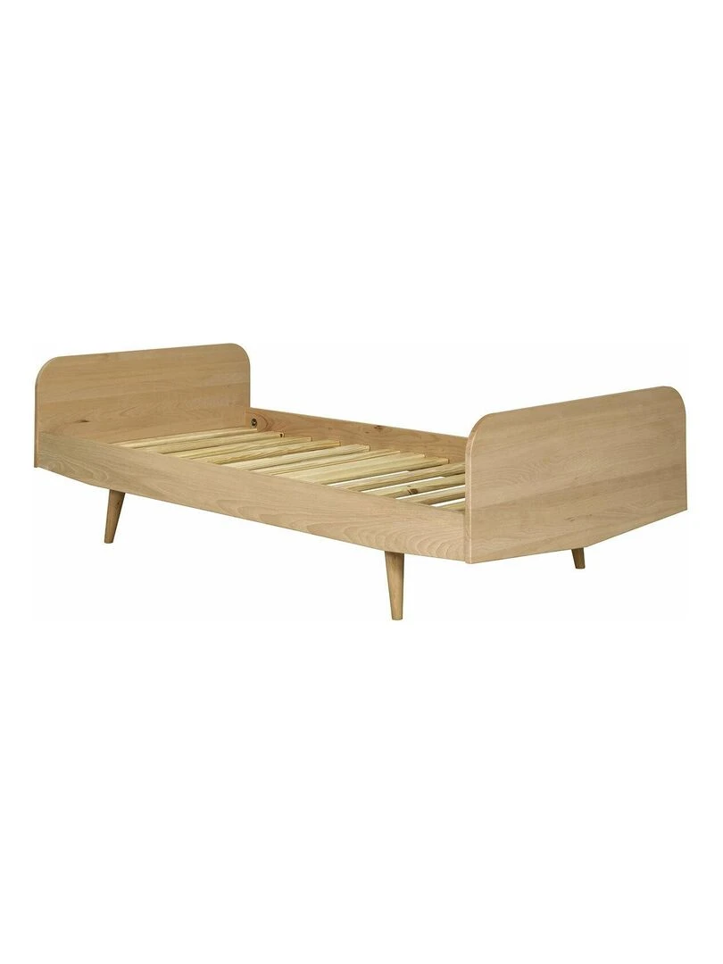 Pack lit avec matelas Bizo AKITEN RETAIL Marron